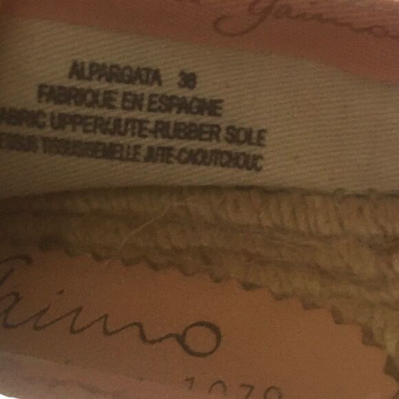 GAIMO Flat Slip-On Espadrilles Sandals Shoes Light Blue Satin Spain 8 - Picture 8 of 9